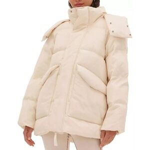 Halfdays Women's Wheeler Parka Oatmilk NWT XL $395 MSRP